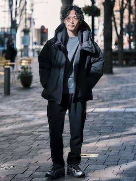 「アイテム（ダウンジャケット/コート）」を使った、THE TOKYO STAFFさん（メンズ・170cm・30代）の冬コーディネート