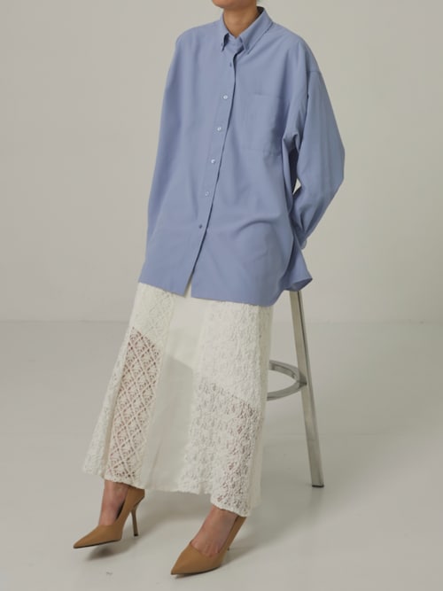 ZOZOTOWN限定》【Louren/ローレン】basic broadcloth shirt