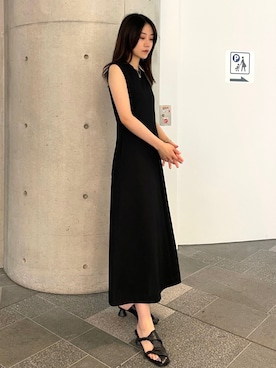 「CINOH（チノ）のアイテム（ワンピース/ドレス）」を使った、THE TOKYO STAFFさん（レディース・171cm）の夏コーディネート