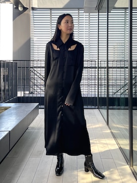 THE TOKYO STAFFさん（レディース・168cm）の冬コーディネート