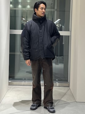 「アイテム（ダウンジャケット/コート）」を使った、THE TOKYO STAFFさん（メンズ・172cm・30代）の冬コーディネート