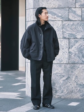 「アイテム（モッズコート）」を使った、THE TOKYO STAFFさん（メンズ・172cm）の秋コーディネート