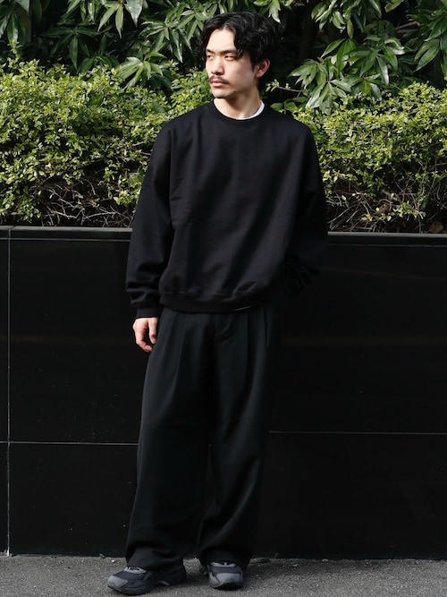 MARKAWARE】TRIPLE PLEATED WIDE TROUSERS(オーガニックウール2/80