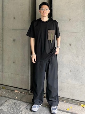 「WHITE MOUNTAINEERING（ホワイトマウンテニアリング）のアイテム」を使った、THE TOKYO STAFFさん（メンズ・170cm）の春コーディネート