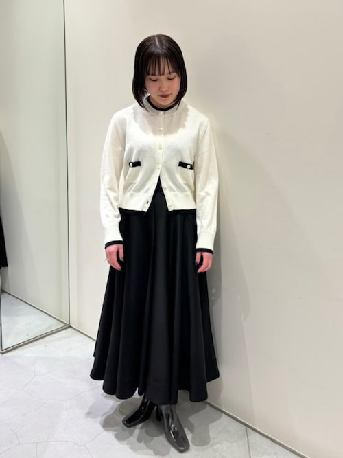 【HERNO】アルパカとグリッター糸のカーディガン グレー セール】アルパカニットカーディガン（カーディガン/ボレロ