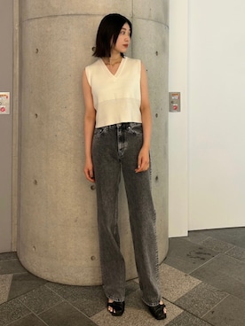 「JOHN LAWRENCE SULLIVAN（ジョンローレンスサリバン）のアイテム」を使った、THE TOKYO STAFFさん（レディース・170cm）の夏コーディネート