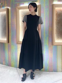 BORDERS at BALCONYのワンピースを使った人気ファッション