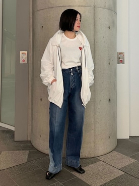 「TANAKA（タナカ）のアイテム」を使った、THE TOKYO STAFFさん（レディース・163cm）の春コーディネート