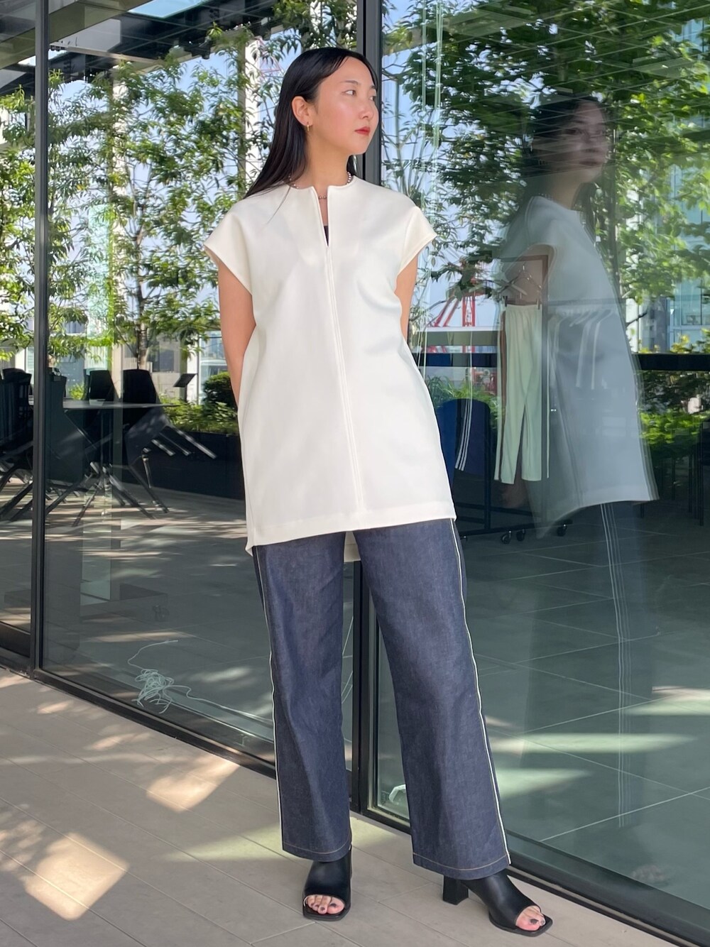 【UJOH/ウジョー】別注 Key Neck TOP/キーネックトップス UJOH（ウジョー）の「【UJOH/ウジョー】別注 Key Neck TOP/キーネック