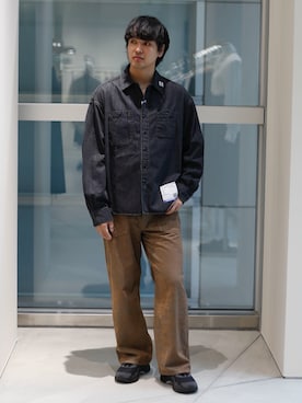 「In・stru(men-tal).（インストルメンタル）のアイテム」を使った、THE TOKYO STAFFさん（メンズ・170cm）の冬コーディネート