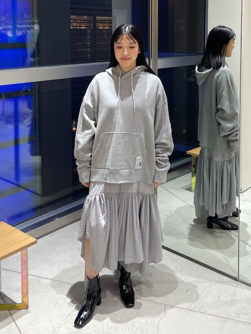 Maison MIHARAYASUHIRO/メゾンミハラヤスヒロ】HOODIE COMBINED DRESS
