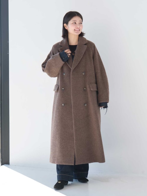 CLANE/クラネ】DOUBLE WOOL LONG COAT/ダブルウールロングコート