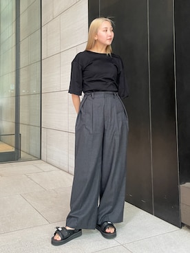「TOGA PULLA（トーガ　プルラ）のアイテム」を使った、THE TOKYO STAFFさん（レディース・168cm）の春コーディネート