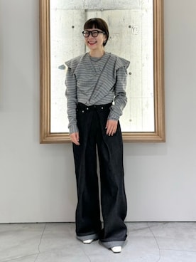 「JOHN LAWRENCE SULLIVAN（ジョンローレンスサリバン）のアイテム」を使った、THE TOKYO STAFFさん（レディース・155cm）の秋コーディネート