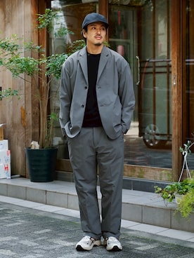 「アイテム（テーラードジャケット）」を使った、THE TOKYO STAFFさん（メンズ・170cm・30代）の秋コーディネート