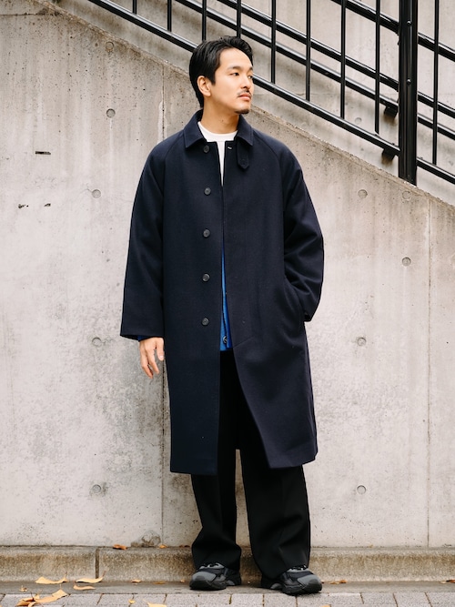 ATON / エイトン】別注 SUPER 160S DOUBLE SAXONY BALMACAAN COAT 2