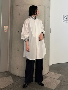 「FETICO（フェティコ）のアイテム（トップス）」を使った、THE TOKYO STAFFさん（レディース・163cm）の春コーディネート