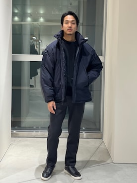 「アイテム（ダウンジャケット/コート）」を使った、THE TOKYO STAFFさん（メンズ・172cm・30代）の冬コーディネート