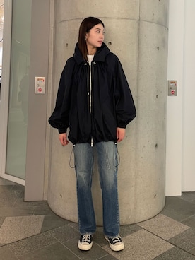 「CINOH（チノ）のアイテム（ジャケット/アウター）」を使った、THE TOKYO STAFFさん（レディース・170cm）の春コーディネート