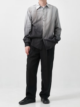 「ATON（エイトン）のアイテム」を使った、THE TOKYO STAFFさん（メンズ・175cm）の春コーディネート