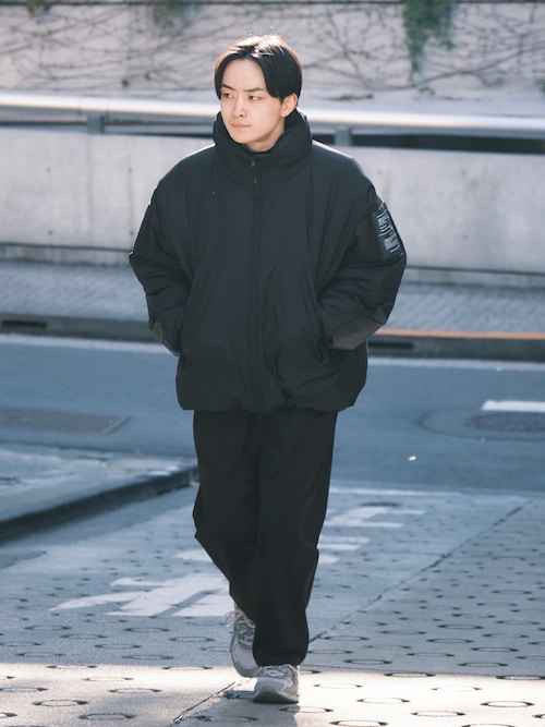 POROPO様 パンツ 36黒 phenix [プラスフェニックス] テックワイドカーゴパンツ [POB-26008F