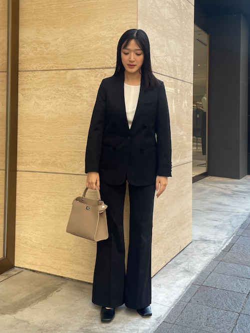 CINOH ネイビー ジャケット CINOH/チノ】BLACK FORMAL SINGLE JACKET/ブラックフォーマル