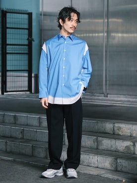 THE TOKYO STAFFさん（メンズ・176cm）の冬コーディネート