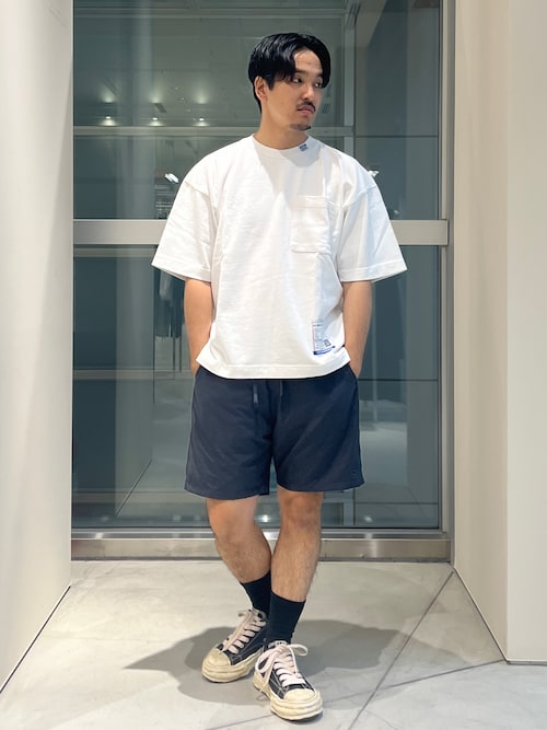MIHARAYASUHIRO/ミハラヤスヒロ】HEAVY WEIGHT JERSEY POCKET SS