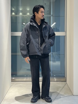 「おでかけコーデ」｜「アイテム（モッズコート）」を使った、THE TOKYO STAFFさん（メンズ・172cm）の冬コーディネート