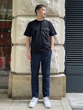 「WHITE MOUNTAINEERING（ホワイトマウンテニアリング）のアイテム」を使った、THE TOKYO STAFFさん（メンズ・180cm）の春コーディネート