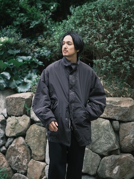 「アイテム（モッズコート）」を使った、THE TOKYO STAFFさん（メンズ・170cm）の秋コーディネート