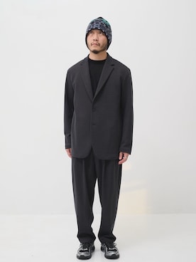 「アイテム（スラックス）」を使った、THE TOKYO STAFFさん（メンズ・171cm・40代）の冬コーディネート