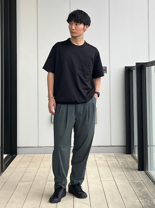 【最終値下げ】新品THE TOKYOソロテックスショートスリーブ＆リブTシャツ 新型】もう汗(焦)らない汗染み,汚れ防止/ソロテックスショート