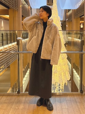 「TATRAS（タトラス）のアイテム（ジャケット/アウター）」を使った、THE TOKYO STAFFさん（レディース・162cm）の秋コーディネート