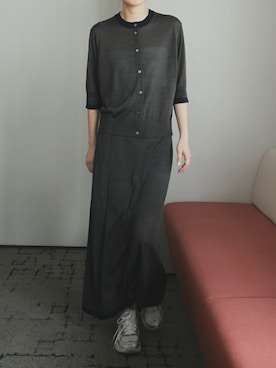 「ASICS（アシックス）のアイテム」を使った、THE TOKYO STAFFさん（レディース・164cm）の春コーディネート