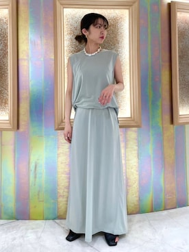 「08sircus（ゼロエイトサーカス）のアイテム」を使った、THE TOKYO STAFFさん（レディース・152cm）の春コーディネート