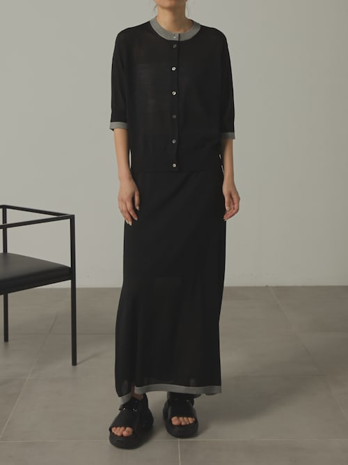 セール】【CINOH/チノ】別注 Washable Silk Pencil Skirt