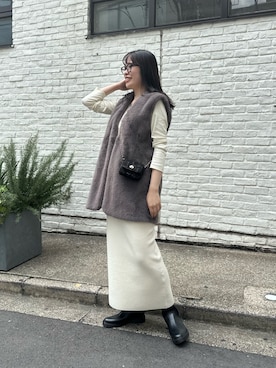 しみかさん（レディース・167cm）の秋コーディネート