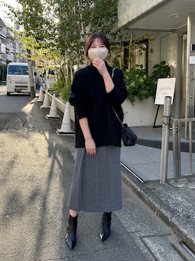 oshimaさん（レディース・162cm）の冬コーディネート