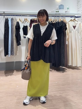 「ママコーデ」｜「アイテム（財布/小物）」を使った、yurie0407さん（レディース・154cm）の夏コーディネート