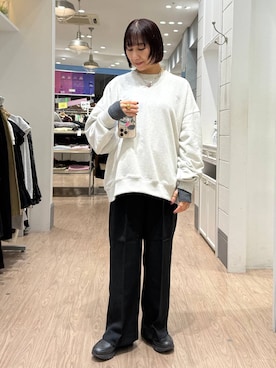 「アイテム（チョーカー）」を使った、yurie0407さん（レディース・154cm）の冬コーディネート