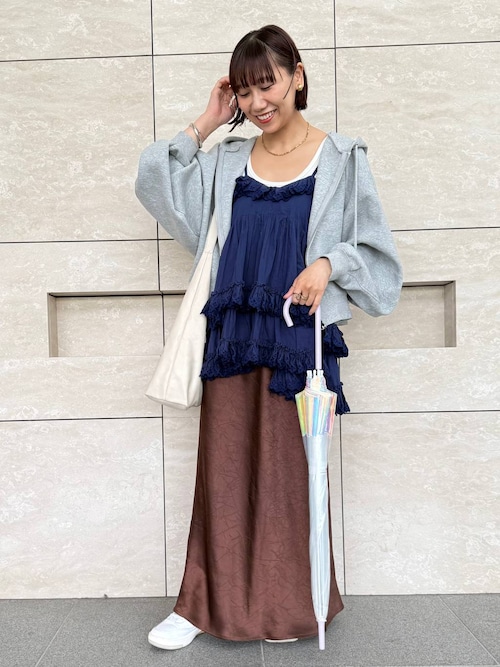 パーカー ショートＺＩＰフーディ　 452865 レディース LOWRYS FARM パーカー ショートZIPフーディ 452865