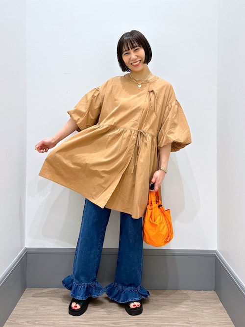 バルーンリボンチュニック6S 906420（シャツ/ブラウス）｜LOWRYS