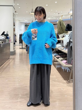 「アイテム（チョーカー）」を使った、yurie0407さん（レディース・154cm）の冬コーディネート