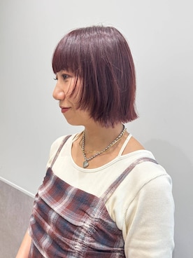 「アイテム（アクセサリー）」を使った、yurie0407さん（レディース・154cm）の夏コーディネート