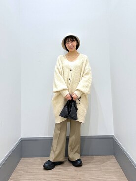 「ハット」｜「アイテム（チュニック）」を使った、yurie0407さん（レディース・154cm）の秋コーディネート