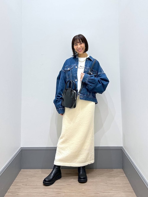 LOWRYS FARM ららぽーと柏の葉yurie0407さんのデニムジャケットを使っ 