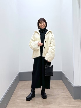 yurie0407さん（レディース・154cm）の冬コーディネート