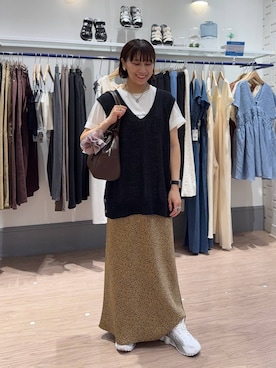 「アイテム（シュシュ）」を使った、yurie0407さん（レディース・154cm）の夏コーディネート