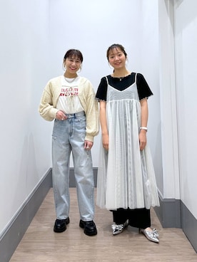 「キャミワンピース」｜yurie0407さん（レディース・154cm）の春コーディネート